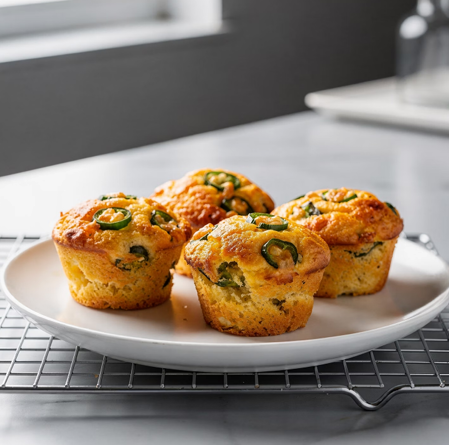 Muffins de Queso y Jalapeño