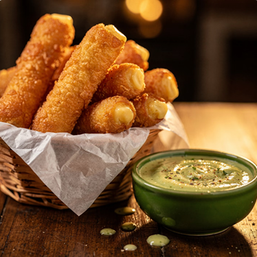 Tequeños Saludables de Queso con Guasacaca